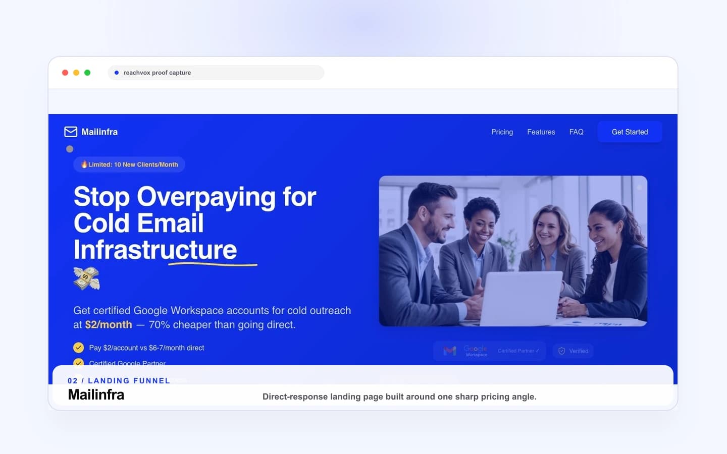 Mailinfra proof preview